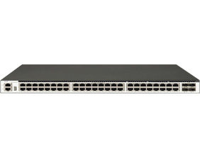 48 个 1GE Base-T 端口，4 个 10GE SFP+端口，三层以太网交换机